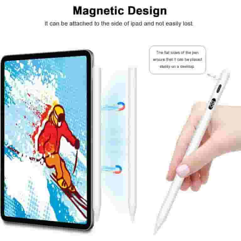 Apple Pen for IPad, IPad Pen with Battery Meter, Palm Apple Pen for IPad, IPad Pen with Battery Meter, Palm