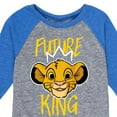 thumbnail image 3 of The Lion King - Future King - Simba - Toddler & Youth Raglan Graphic T-Shirt, 3 of 4
