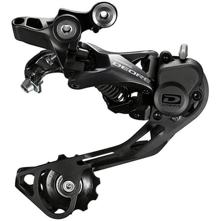 Shimano Deore RD-M6000-SGS Rear Derailleur - 10 Speed, Long Cage, Black