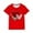 Red A, variant on Lopecy-Sta Girls T Shirts Children's Wear Funny Plaid Leopard Love Heart Print Tee Spring Casual Short Sleeve Graphic Tees Tops