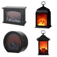 thumbnail image 4 of LED Fireplace Lantern Simulation Flame Lamp USB Rechargeable Table Decor Lamp, 4 of 5