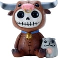 thumbnail image 2 of SUMMIT COLLECTION Furrybones Torro Signature Skeleton in Bull Costume with Small Doggy, 2 of 2