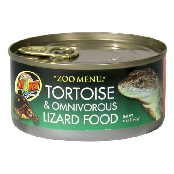 Zoo Med Zoo Menu Tortoise and Omnivorous Lizard Food [Reptile Tortoise Food, Reptile Supplies] 48 oz (8 x 6 oz)