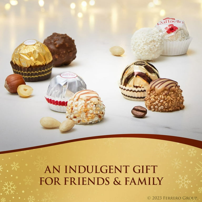  Ferrero Collection, 24 Count, Premium Gourmet Assorted Hazelnut  Milk Chocolate, Dark Chocolate And Coconut Chocolates, Luxury Chocolate  Holiday Gift Box : Grocery & Gourmet Food