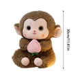 thumbnail image 2 of 12 Inch Stuffed Monkey Plush | Monkey Stuffed Animal Pink Valentine Plushie | Valentine's Day Gift for Student | Kids Birthday Gift, 2 of 5