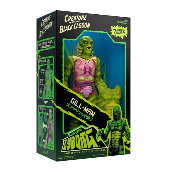 Super7 – Super Cyborg Universal Monsters: Creature from the Black Lagoon (Clear)