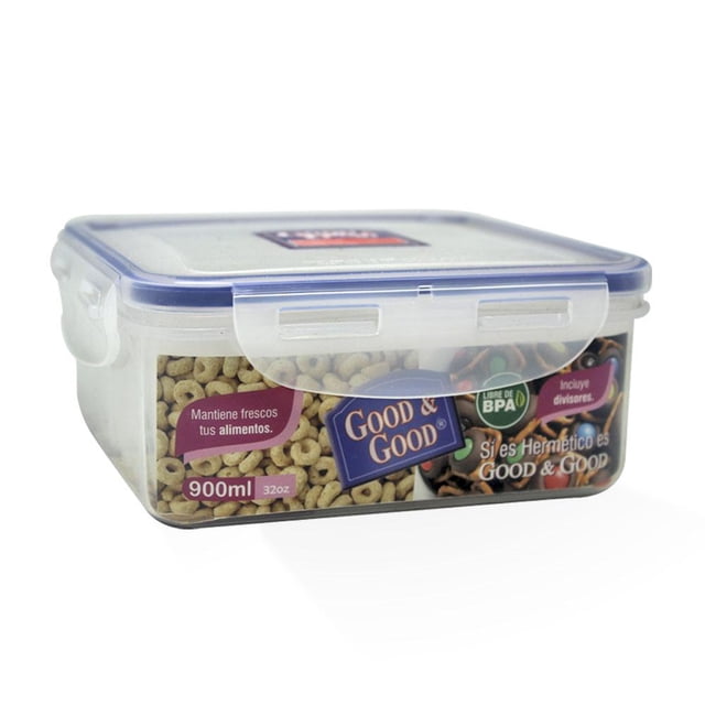 Good & Good, Contenedor Hermético Con Divisiones DG213-Transparente Good & Good DG - 213