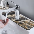 thumbnail image 7 of Sikiie Graceful Snow Leopard Splash Guard for Sink Faucet-1 PC Super Absorbent Fast Drying Mat Sink Gadgets-Splash Guard for Kitchen, Sink Mat, 7 of 7