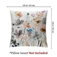 thumbnail image 4 of Light brown beige flower pillowcase watercolor painting brown beige flower decoration pillowcase rural abstract modern pillowcase living room decoration sofa set, 4 of 7