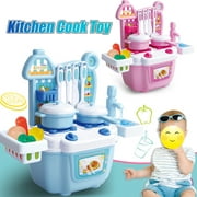 20pcs/set Children Kids Role Play Kitchen Cooking Simulation Miniature Toys Pretend Play Christmas Gift 