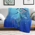 thumbnail image 7 of Pokemon Eevee Vaporeon Throw Blanket Cute Flannel for Boys Girls Men Women, 7 of 7