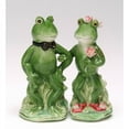 thumbnail image 3 of Ceramic Frog Couple Salt and Pepper Shakers 4.25 Inch Kitchen, 3 of 3