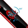 thumbnail image 2 of Designed for iPhone 11 Pro Max 6.5 inch Case, Carbon Fiber Design Clear Crystal Anti-Scratch Case with 360 Degree Rotation Ring Kickstand(Work with Magnetic Car Mount) for iPhone Pro Max,Red, 2 of 14