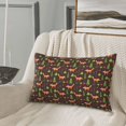thumbnail image 5 of Naloa Fox In Forest Pillowcase, Throw Pillowcase, Wrinkle-Free, Stain-Resistant with Hidden Zipper for Bedroom Sofa-20"x30", 5 of 6