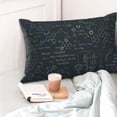 thumbnail image 4 of Pofeuu Chemistry Formulas 2 Print Polyester Microfiber Plush Pillowcases, Super Soft and Cozy Pillow Case Covers with Envelop Closure（Pillow core not included）-16"x24", 4 of 6