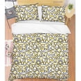 thumbnail image 2 of 3D Abstract Geometric Pattern Quilt Cover Set Bedding Set Duvet Cover, 2 of 3