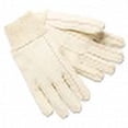 thumbnail image 2 of MCR Safety Double-Palm Hot Mill Gloves, Large, White, Knit-Wrist Cuff - 12 PR (127-9018C), 2 of 2