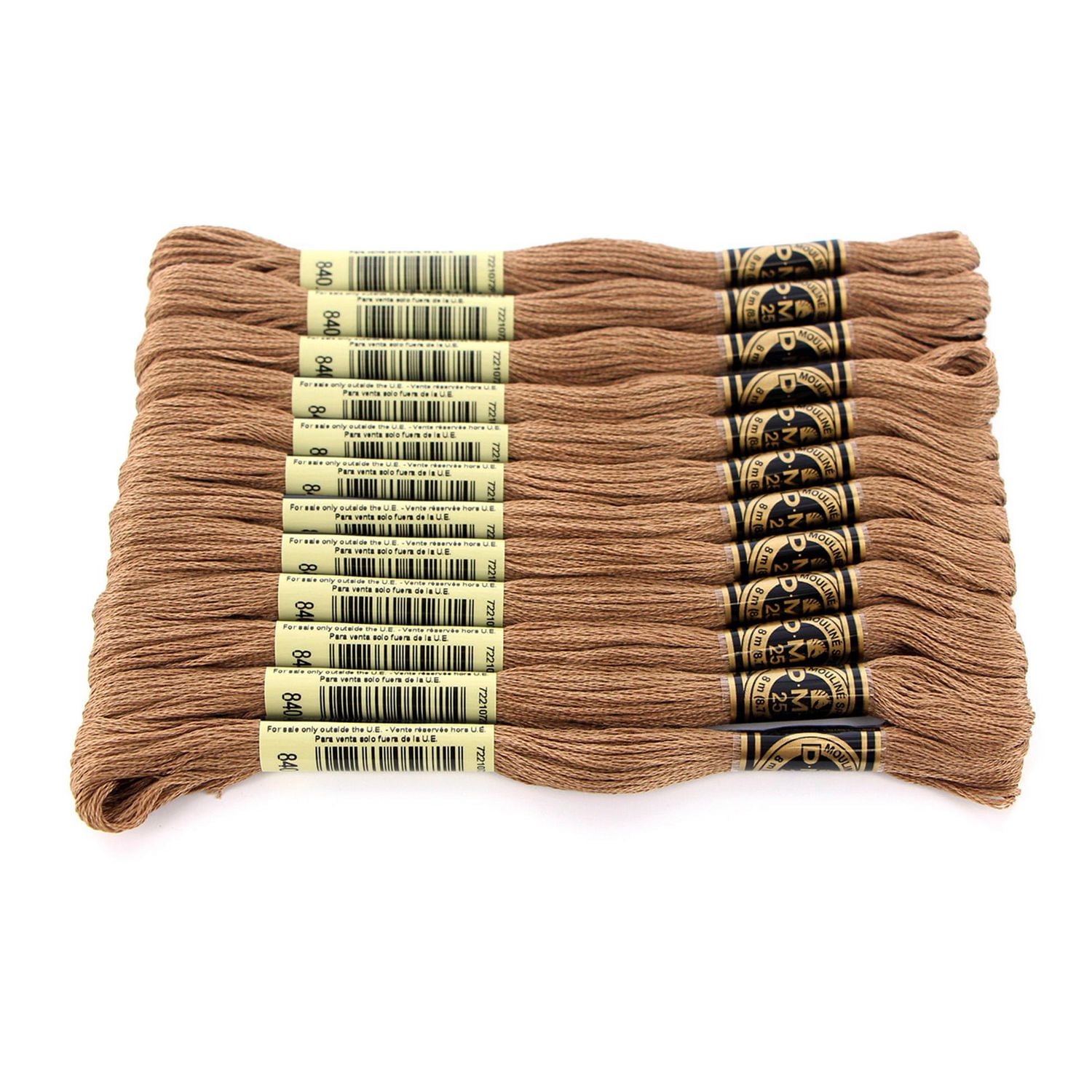 DMC Coton à broder 6 brins 8m brun