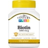 21st Century Super Potency Biotin Capsules, 5000 mcg, 110 Count