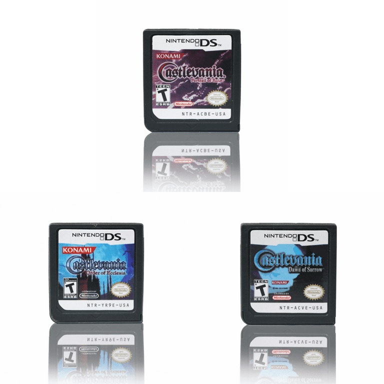 Castlevania 3 pcs set - NDS Game Cartridge DS Game Only - Walmart.com