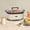 Oatmeal, variant on MAGNIFIQUE 6 Qt Programmable Slow Cooker, Black Aluminum Inner Pot, 8-in-1 Multiple Cooking, Oatmeal