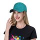 thumbnail image 5 of Balery Blue Green Glitter Gorra de béisbol de tamaño ajustable para correr, entrenar y actividades al aire libre. Gorra de papá para todas las estaciones., 5 of 6