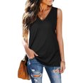 thumbnail image 4 of DondPO Going Out Tops for Women Corset Tops Women T Shirt Solid Color Casual Fit Tank Tops Tank Top for Women Camisole Tops Black XL, 4 of 8