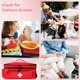 thumbnail image 5 of Bolsa de primeros auxilios vacía, bolsa de emergencia profesional para el hogar, organizador de bolsas de medicamentos con múltiples compartimentos, bolsa médica para traumatismos de primera respuesta, 5 of 5