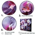 thumbnail image 3 of Designart "Lavender Beauty" Orchids Floater Framed Canvas Prints, 3 of 5