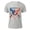 AB121 Light Gray, variant on Boys Baseball T Shirts Kids Short Sleeve Graphic Print Crew Neck Tops Breathable Teen Boys Outdoor Play Tee Shirts Size 12-13 Years White