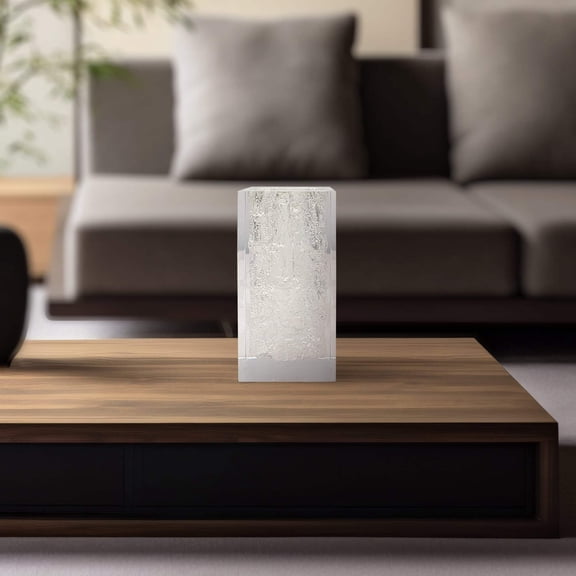 Clear Cubic Resin Sculpture