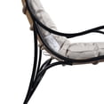 thumbnail image 5 of S-HOME 3 Pieces Wicker Patio Conversation Set with Cushions, Lounge Chair, Table, and Ottoman for Outdoor Spaces，Beige,Black+Natural, 5 of 11