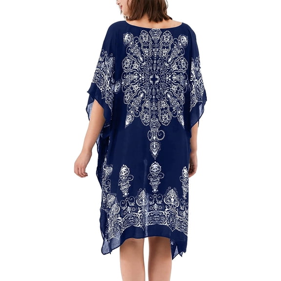 Cizayoi Women's Swimsuit Cover Up Beach Kaftan for Bathing Suit