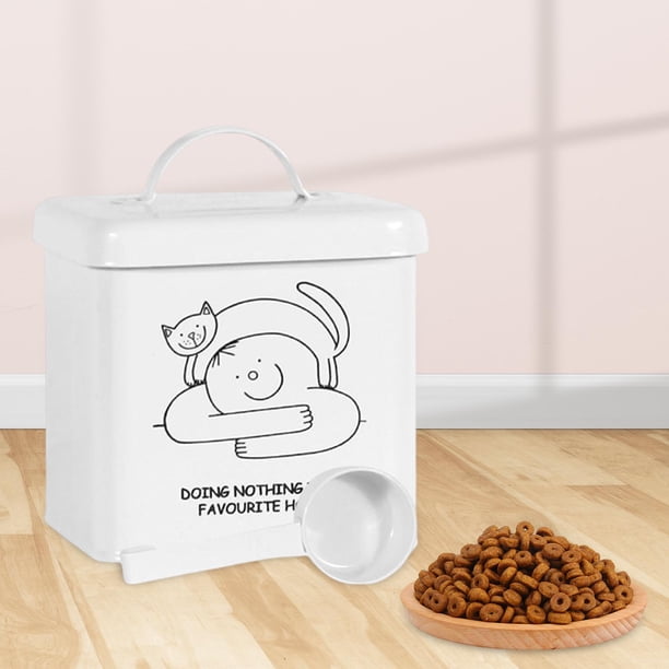 Contenedor de Almacenamiento de Alimentos para Perros Y Gatos, Bonitos Contenedores de Almacenamiento de Alimentos para Mascotas con Tapas Herméticas, S Fernando botes de cocina