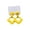 Yellow, variant on HUANLEDASH 1 Pair Geometric Drop Earrings Square Hollow Design Earrings Lightweight Deform-resistant Jewellery Gift for Mom Sister Girlfriend