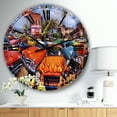thumbnail image 2 of Designart Oversized Multicolor Analog Round Modern Wall Clocks, CLM25493-C23, 2 of 3