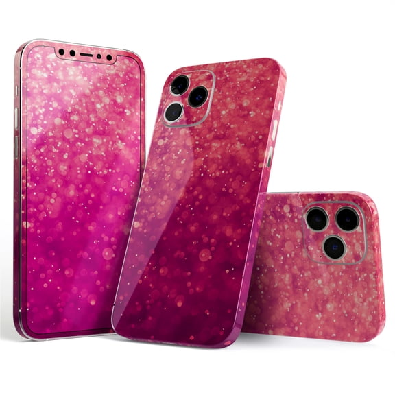 DesignSkinz Unfocused Pink Glimmer Full-Body Skin Decal Wrap Cover for iPhone 16