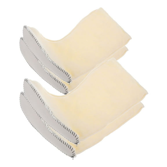 MLINS 2 Pairs Soft Thermal Boot Liners Comfortable Winter Liners for Walking Boots Detachable Warm Keeping Shoe Liners