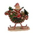 thumbnail image 1 of Adorno navideño de arcilla suave, adorno de mesa, decoración navideña de cerámica para Papá Noel, 1 of 9