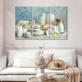 thumbnail image 2 of Elephant Stock White Spa Essentials Wall Art - Horizontal Multi Panel Canvas - Lobby Wall Decor - Wellness Multi Panel - White And Beige Decor - 50" x 32", 2 of 8