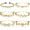 Gold, variant on 6 count Leaf Headbands Set Headbands for Women Greek Goddess Accessories Flower Faux Hairband Metal Prom Headpiece Crown Bridal Hairband for Women Girl()