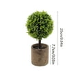 thumbnail image 3 of Artificial Green Potted Plant for Home and Office Decoration Plastic Faux Greenery, 3 of 6