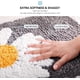thumbnail image 4 of Alfombras de baño peludas de microfibra Ultra suaves grises de 50*80cm, alfombras de baño Extra absorbentes, lavables a máquina/secas, baño antideslizante, 4 of 5