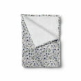 thumbnail image 2 of Floral Soft Flannel Fleece Blanket, Blue Cornflowers and Leaves Old Fashioned Natural Design with Ornate Garden Plants, Cozy Plush for Indoor and Outdoor Use, 50" x 70", Multicolor, by Ambesonne, 2 of 6