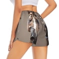 thumbnail image 3 of Haiem Funny Horse Faces Expressions Women's 2 in 1 Running Shorts - Lightweight Athletic Workout Gym Yoga Breathable Sports Shorts Liner with Phone Pockets-Small, 3 of 9