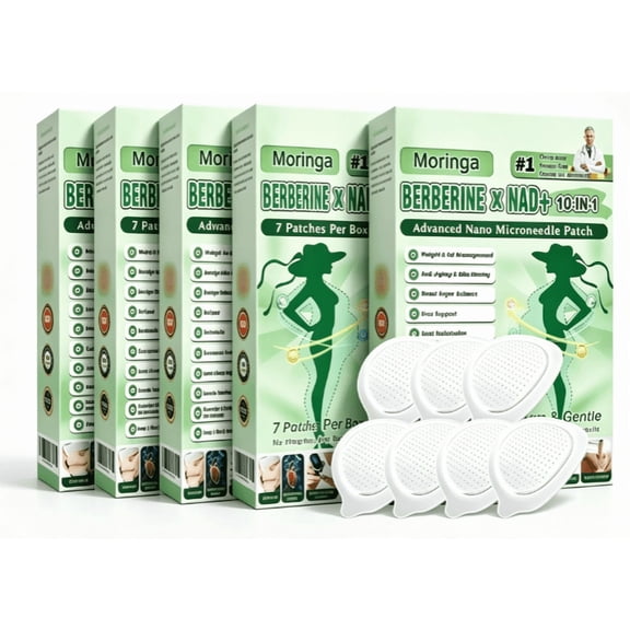 5Pcs 10-in-1 Nano Micro Skin Patch, 2026 New Natural Care for Women and Men, Ultra-Thin Invisible Design, Gentle for All Skin Types, 7 Patches/Box, Rejuvenating Skin Formula