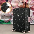 thumbnail image 4 of Black Gray Butterfly Pattern Luggage Cover Fashion Suitcase Cover Baggage Covers Fit 25-28 Inch Luggage (Go Travel), 4 of 5