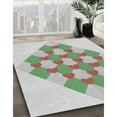 thumbnail image 3 of Ahgly Company Machine Washable Indoor Round Transitional Khaki Green Area Rugs, 3' Round, 3 of 7