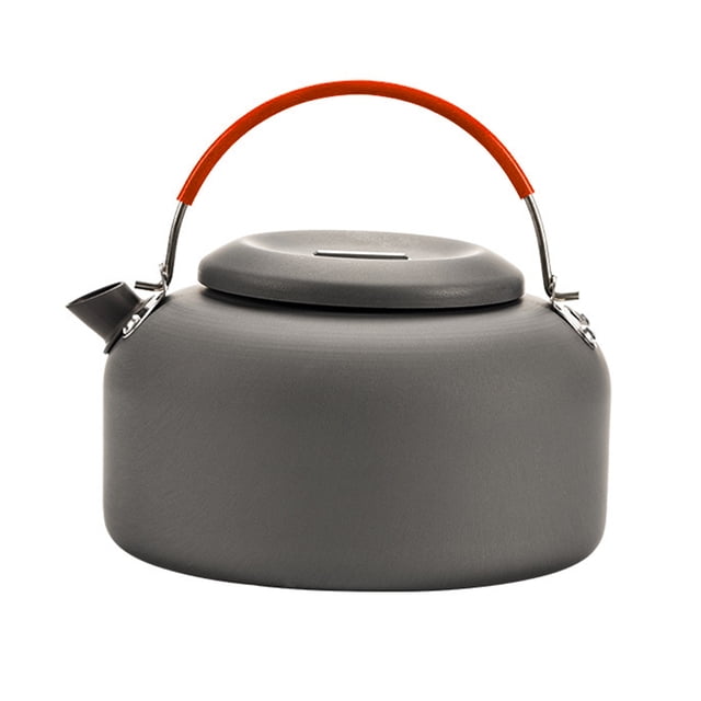 Hervidor de exterior Tetera de aluminio ligero al aire libre 0.8L / 1.4L tetera cafetera para acampa TOMSHOO Hervidor de exterior