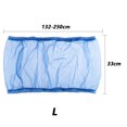 thumbnail image 7 of Universal Bird Cage Seed Catcher,Seed Catcher Guard Net Cover,Parrot Nylon Mesh Net Cover,Soft Airy Cage Net Stretchy Skirt for Round Square Cages(Blue L), 7 of 7